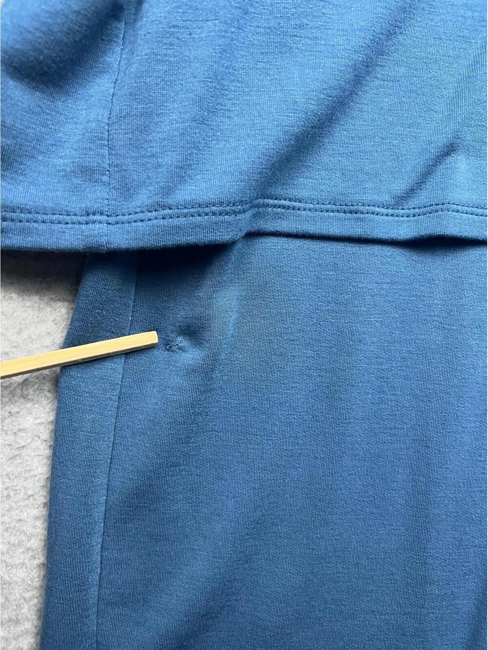 Pure Jill Luxe Coastal Tencel Shirt Dress Layered Womens Petite M Minimalist - Picture 8 of 14